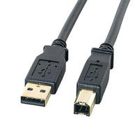 サンワサプライ KU20-2BKHK2 USB2.0ケーブル (KU20-2BKHK2)画像