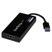 StarTech USB 3.0接続4K対応HDMI外付けグラフィックアダプタ DisplayLink認定 Ultra HD対応 1x USB 3.0 タイプA オス – 1x HDMI メス (USB32HD4K)画像