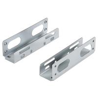 StarTech 3.5インチHDD変換マウンタ 5インチベイ固定用3.5インチハードディスク専用マウンタ シルバーメタルブラケット (BRACKET)画像
