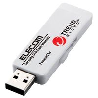 ELECOM セキュリティ機能付USBメモリ(トレンドマイクロ)/32GB/5年ライセンス/USB3.0 (MF-PUVT332GA5)画像