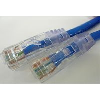 エイム電子 Cat6ケーブル ストレート 単線 青 10m (C6S-SO-BL-10)画像