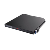 BUFFALO DVSM-PTS8U3-BKB USB3.2(Gen1)ポータブルDVD 再生・書込みソフト添付 (DVSM-PTS8U3-BKB)画像