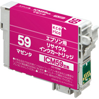 ELECOM リサイクルインク/ICM59(マゼンタ) ECI-E59M (ECI-E59M)画像